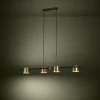 Altamira 4-lys pendel sort/messing