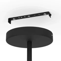 Altamira 4-lys taklampe sort/messing