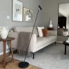 Artic LED gulvspot sort m/dim