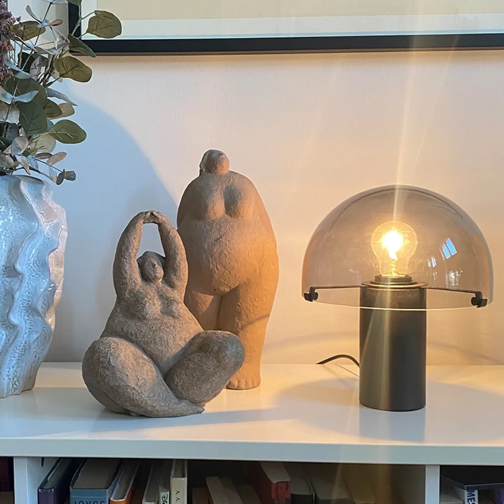 Asker bordlampe sort/sotet