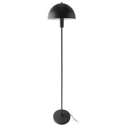 Atlas gulvlampe E27 sort