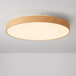 Bekkestua LED plafond treverk 3-step dim