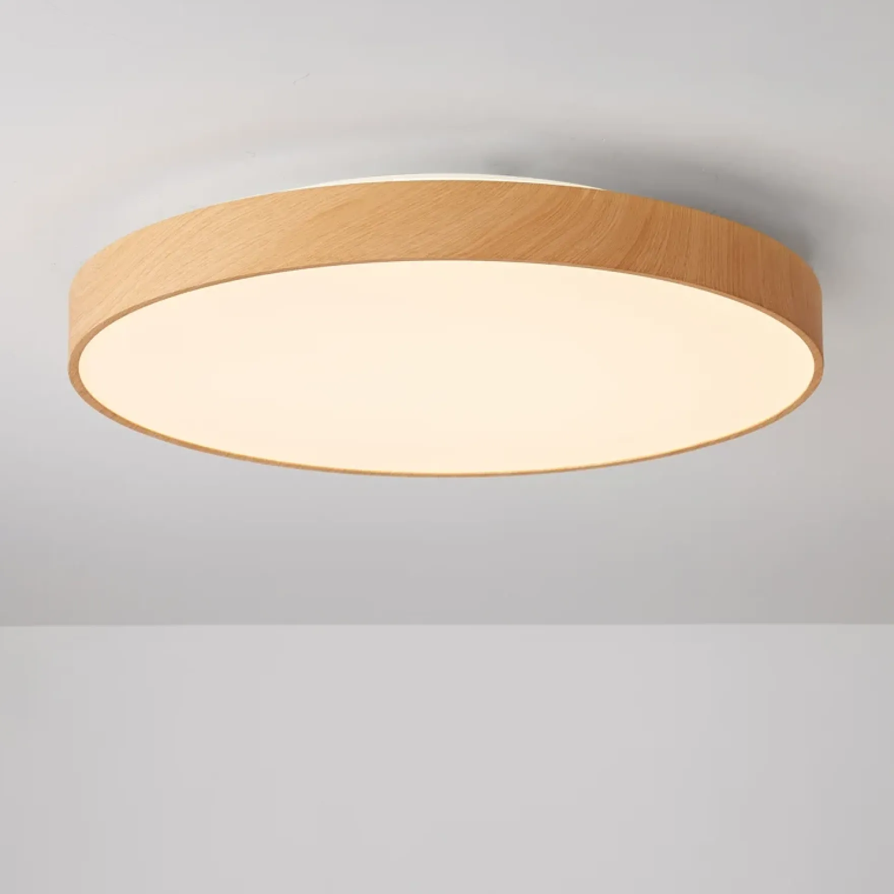 Bekkestua LED plafond treverk 3-step dim