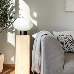 Bell bordlampe stor sort/opal