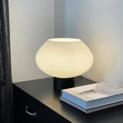 Bell bordlampe stor sort/opal