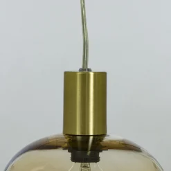 Bell vinduspendel messing/amber