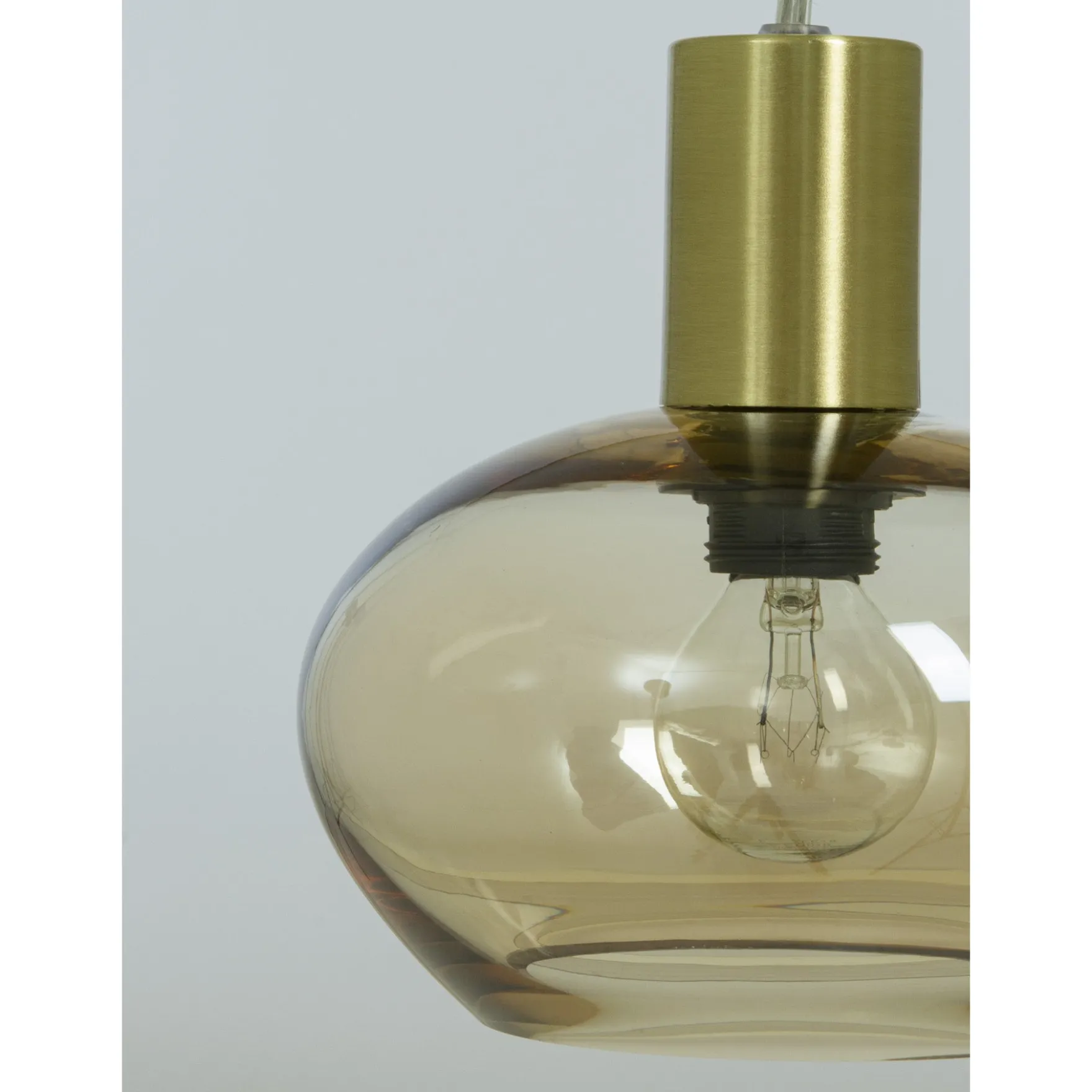 Bell vinduspendel messing/amber