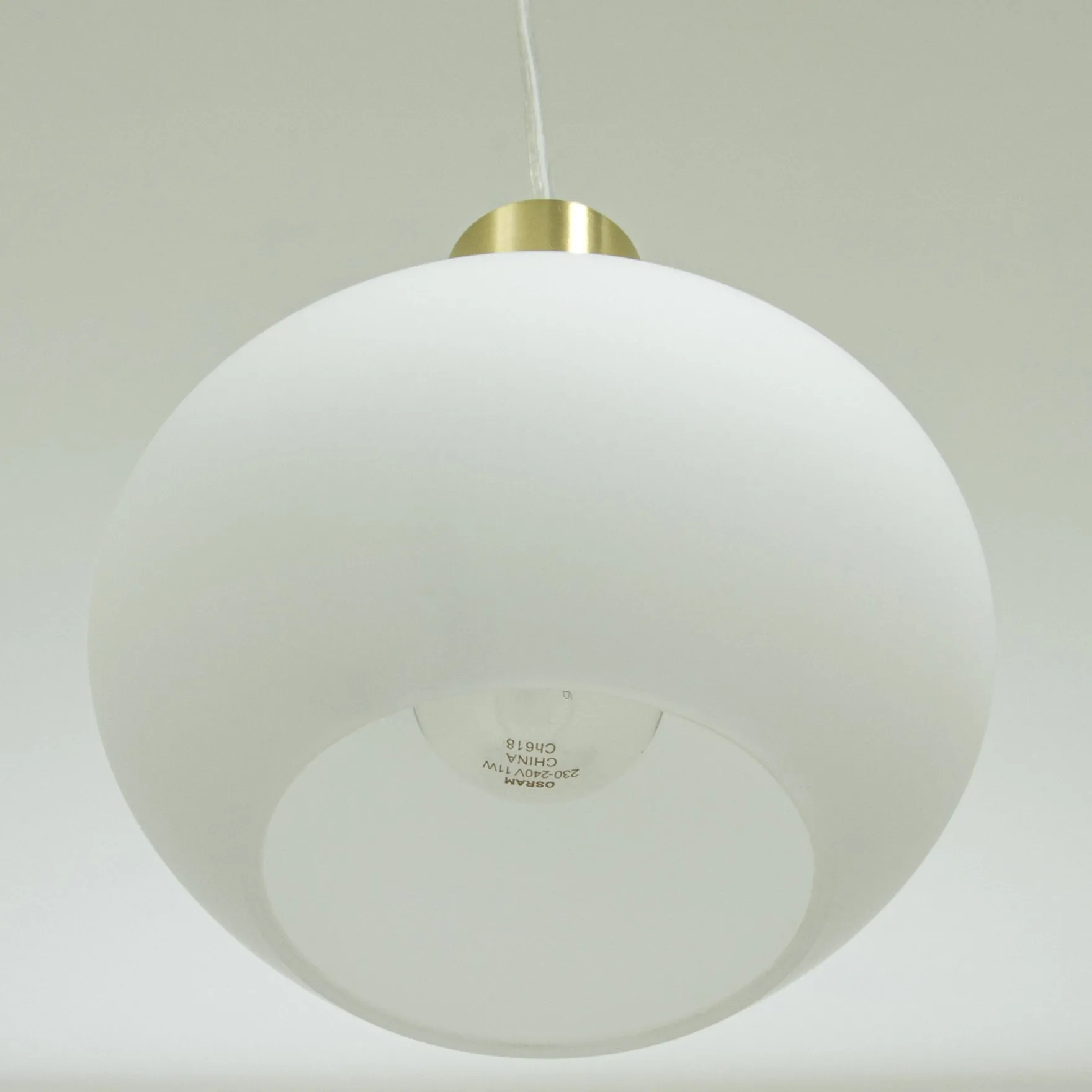 Bell vinduspendel messing/opal