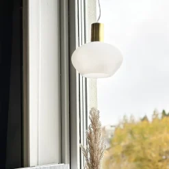 Bell vinduspendel messing/opal