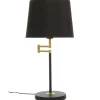 Birka bordlampe sort/messing