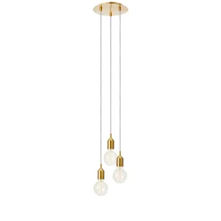 Bronx takpendel 3x60W E27 bronse