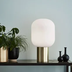 Brooklyn bordlampe messing/opal