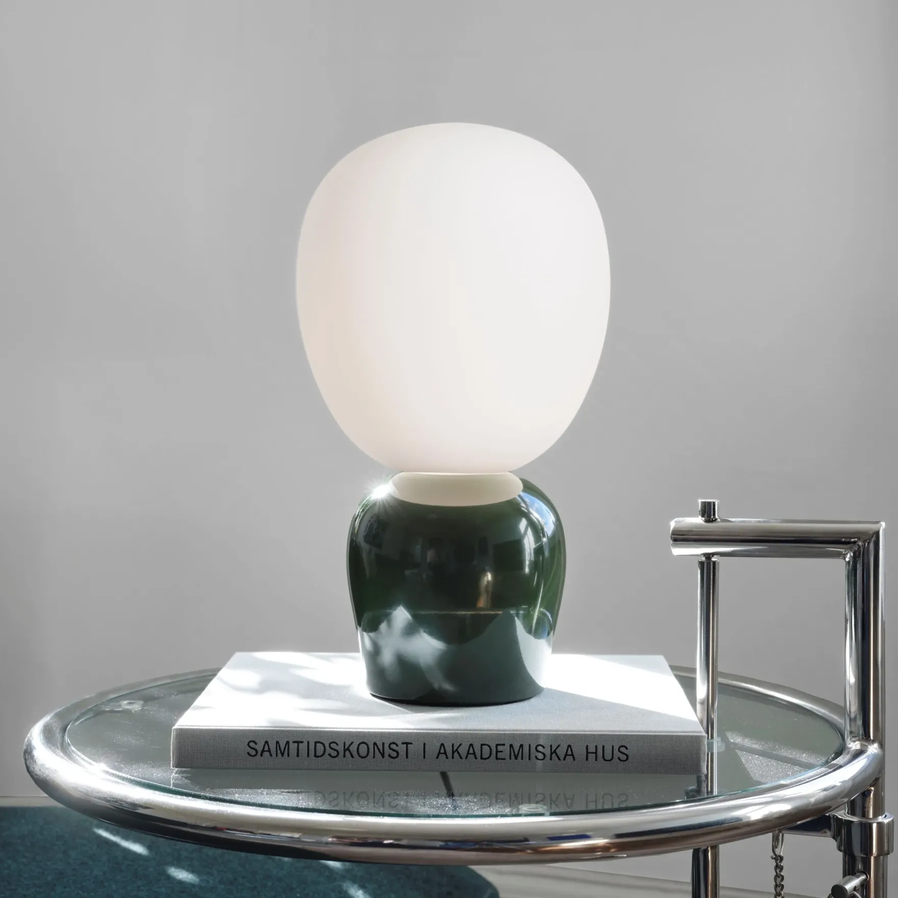 Buddy bordlampe grønn/opal