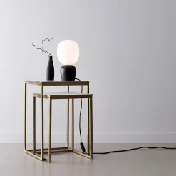 Buddy bordlampe sort/opal