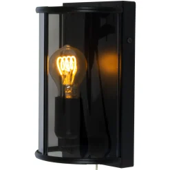 Budgie vegglampe sort/sotet