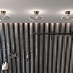 Bullo takplafond messing/klar