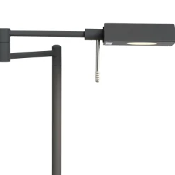 Canton LED bordlampe grå 3-step dim