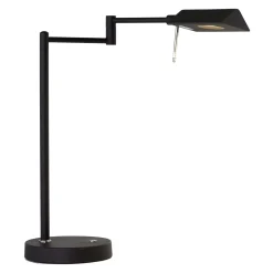 Canton LED bordlampe sort 3-step dim