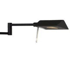 Canton LED bordlampe sort 3-step dim