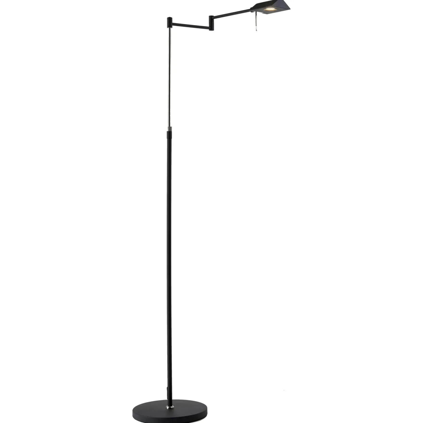 Canton LED gulvlampe sort 3-step dim