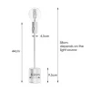 Capital bordlampe sort