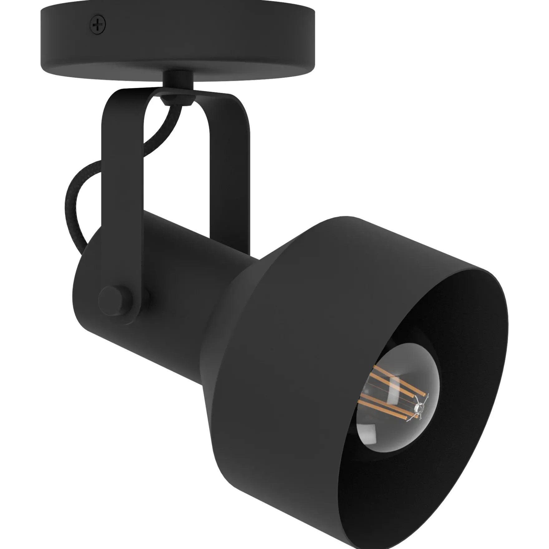 Casibare vegglampe sort