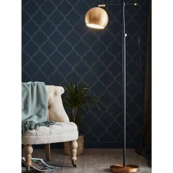 Chester gulvlampe sort/bronse