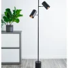 Couple 2-lys gulvlampe sort