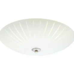 Cut takplafond 43cm hvit/stål