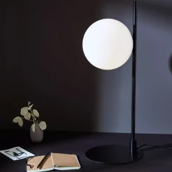 Dione bordlampe sort/hvit