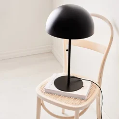 Dome bordlampe sort