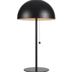 Dome bordlampe sort