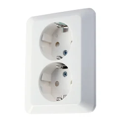 EGANT innfelt dobbel stikkontakt 1.5 m/jord