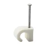 EGANT kabelklips 5-7mm hvit 25pk