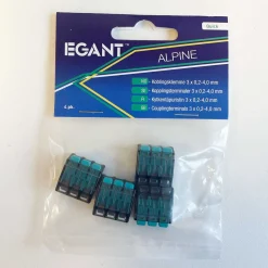 EGANT koblingsklemme 3X0.2-4.0mm 4pk