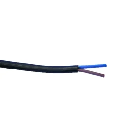 EGANT lampettledning 2x0.75mm 10m sort