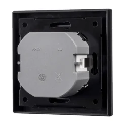 EGANT LED dimmer 10-100W innfelt sort