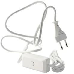EGANT ledningsdimmer LED 3-60W hvit m/ledn+støp