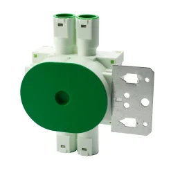 EGANT veggboks 1.5 liggende 4-løp m/stenderfeste