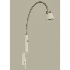 Eketorp LED sengelampe hvit/stål