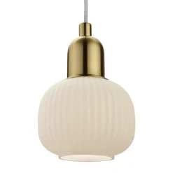 Elin vinduspendel liten messing/opal