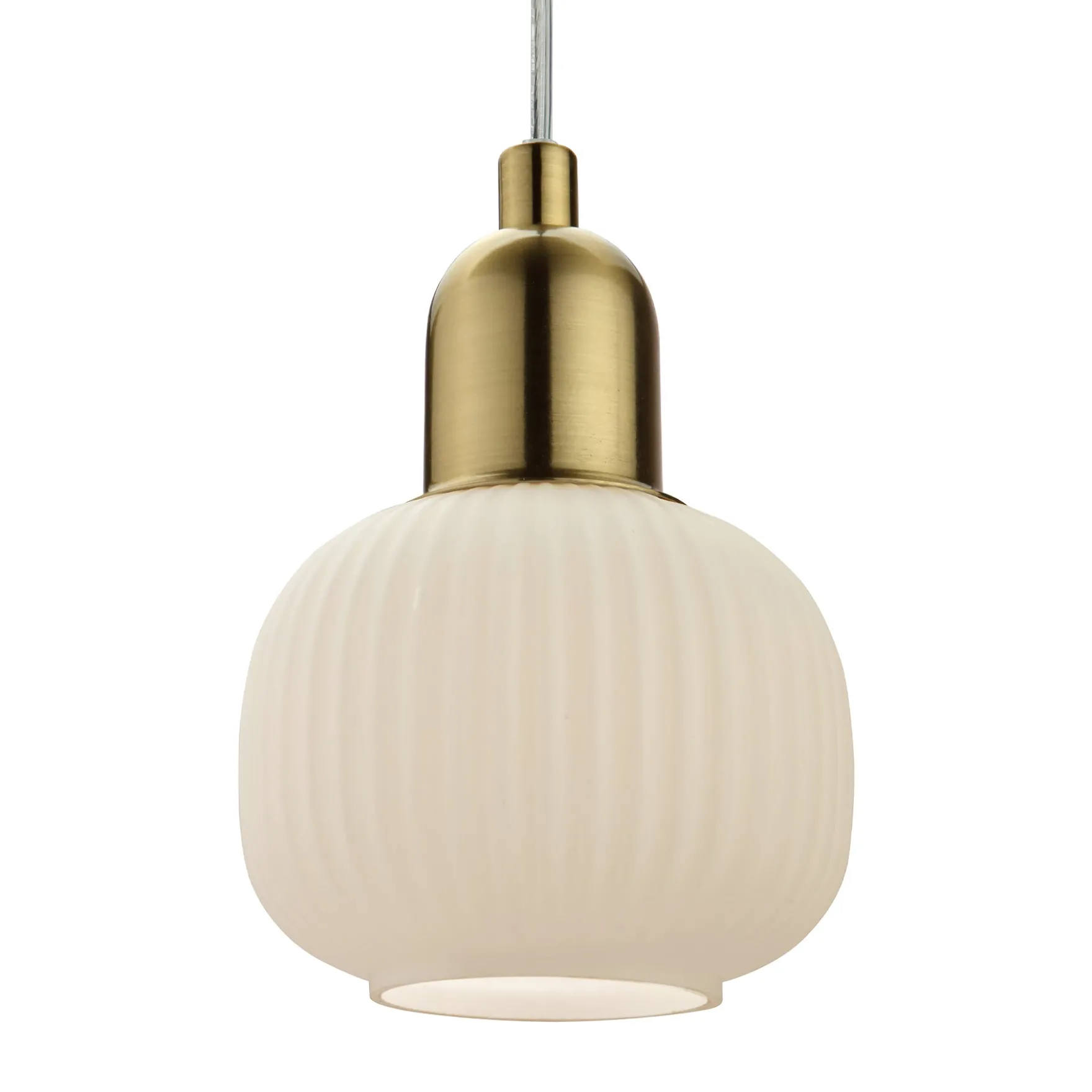 Elin vinduspendel liten messing/opal