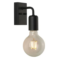 Eliott vegglampe IP21 sort