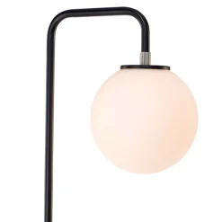 Elisa gulvlampe sort/opal