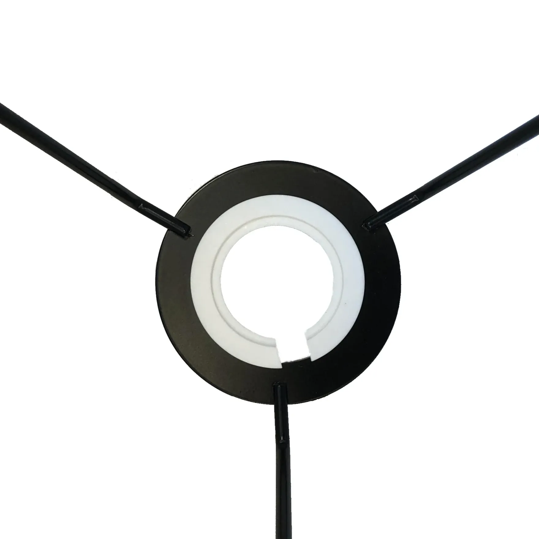 Elite skjerm 25cm sort/sølv