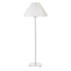 Ester bordlampe hvit m/skjerm