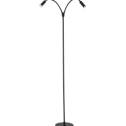 Flexi K2 LED gulvlampe sort m/dim