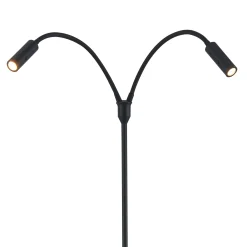 Flexi K2 LED gulvlampe sort m/dim