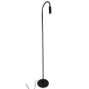 Flexi K1 LED gulvlampe sort m/dim