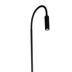 Flexi K1 LED gulvlampe sort m/dim